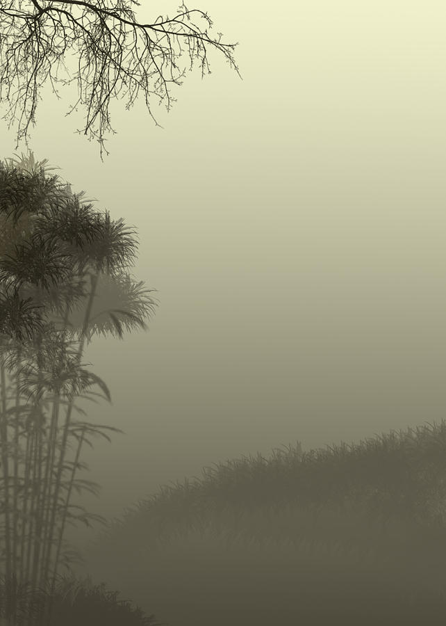 Misty Morn Digital Art by Trilby Cole