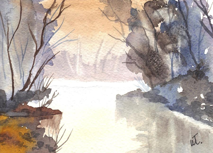 Misty Morn Painting by Warren Thompson