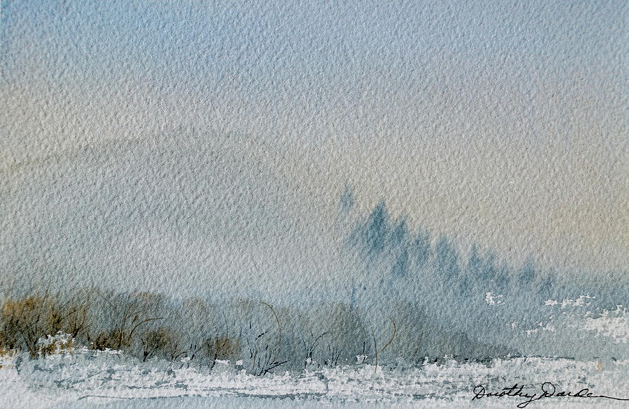 A Misty Morning Painting by Dorothy Darden