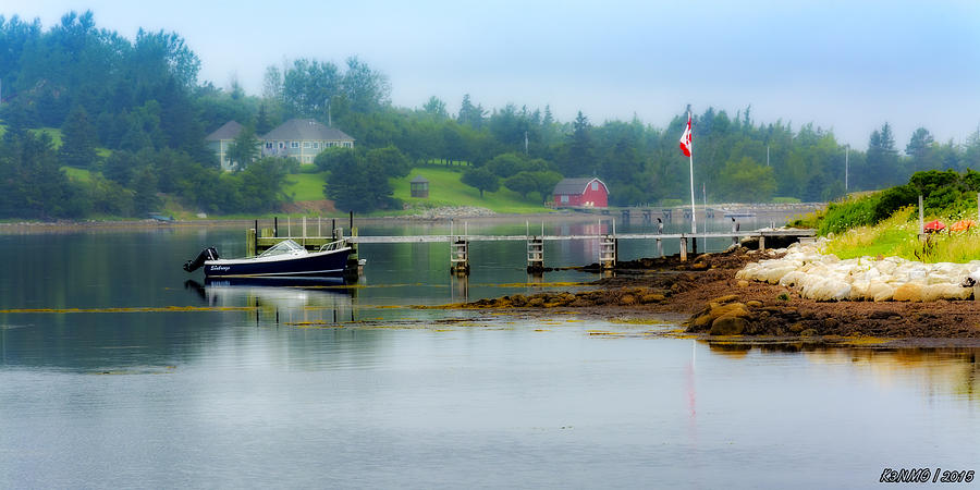Boat Photograph - Misty Morning by Ken Morris