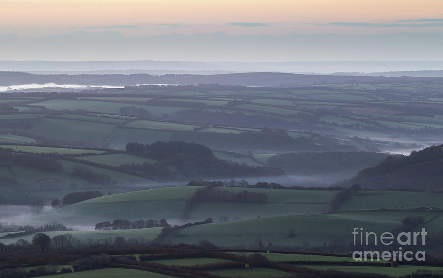 Misty Morning on Exmoor  Photograph by Andy Myatt