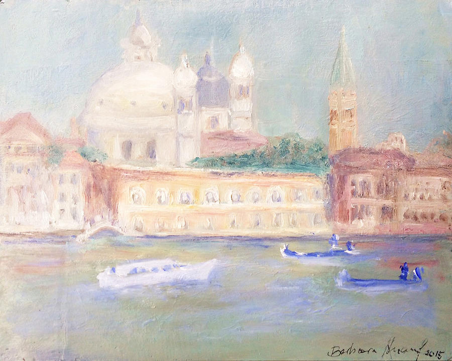 Misty Morning on the Canale Grande Painting by Barbara Anna Knauf