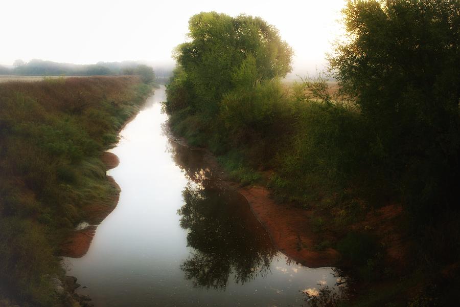 Misty Morning Stream Photograph by Buck Buchanan
