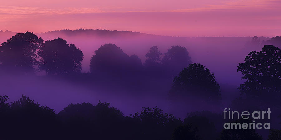 Misty Mountain Dawn Photograph by Thomas R Fletcher