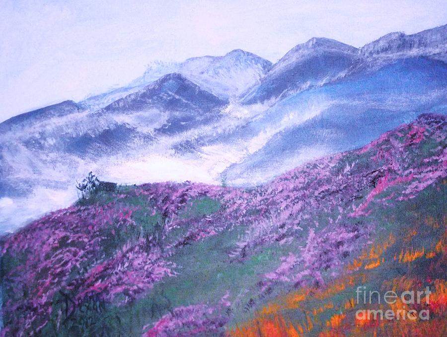 Misty Mountain Hop Painting