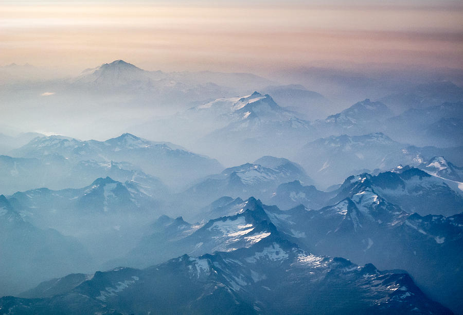 Misty Mountaintops Photograph by Duane Miller
