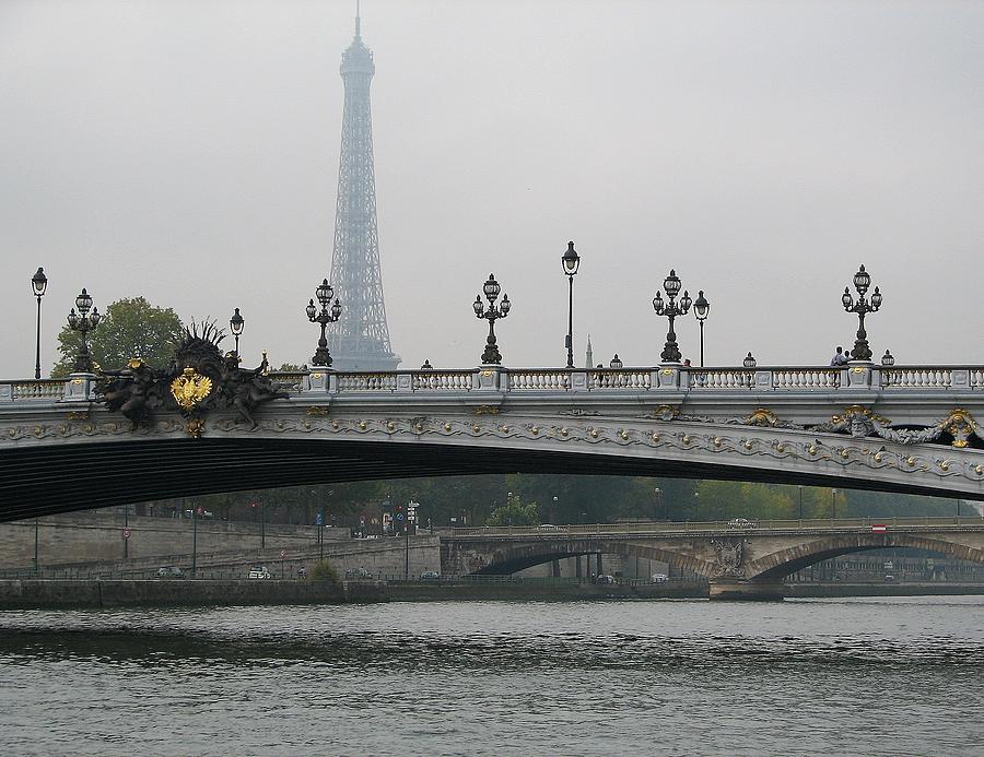 Misty Paris Photograph by Diane Height
