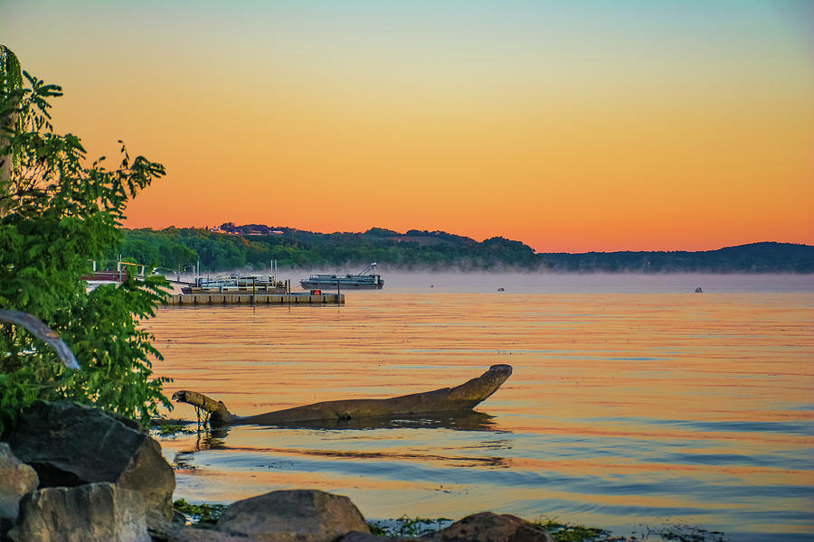 Misty River Sunrise Photograph by Krystal Billett - Fine Art America