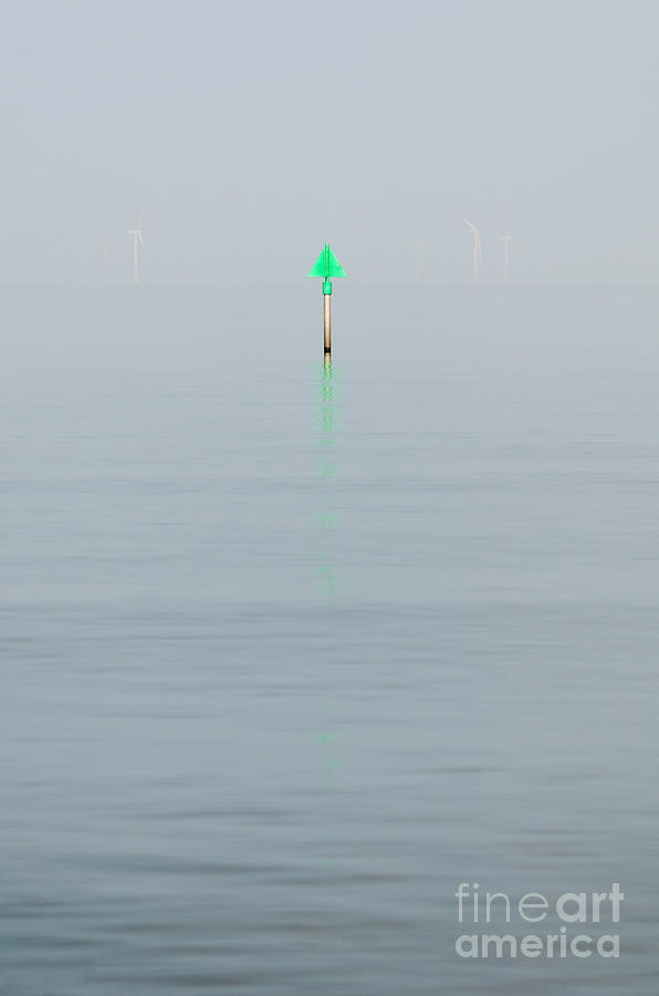 Misty sea Photograph by Steev Stamford