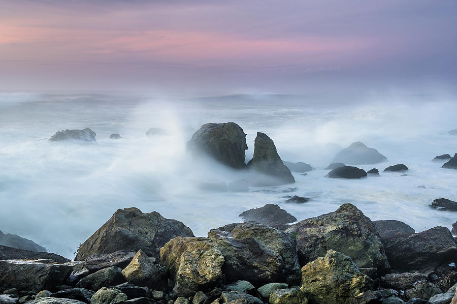 Misty Seas at Dusk Photograph by Greg Nyquist