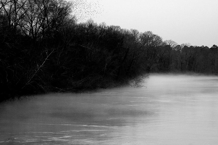 Misty Shoreline Photograph by Jason Blalock