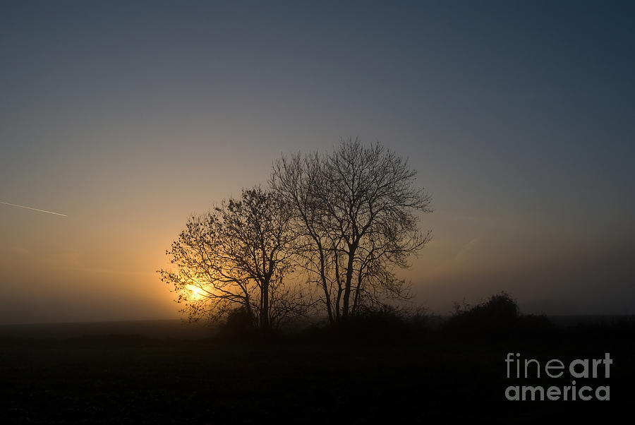 Misty Sunset Digital Art By Nigel Bangert