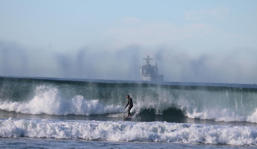 Misty Surf Photograph by Christy Pooschke