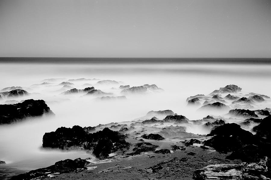 Misty Surf Photograph by HW Kateley