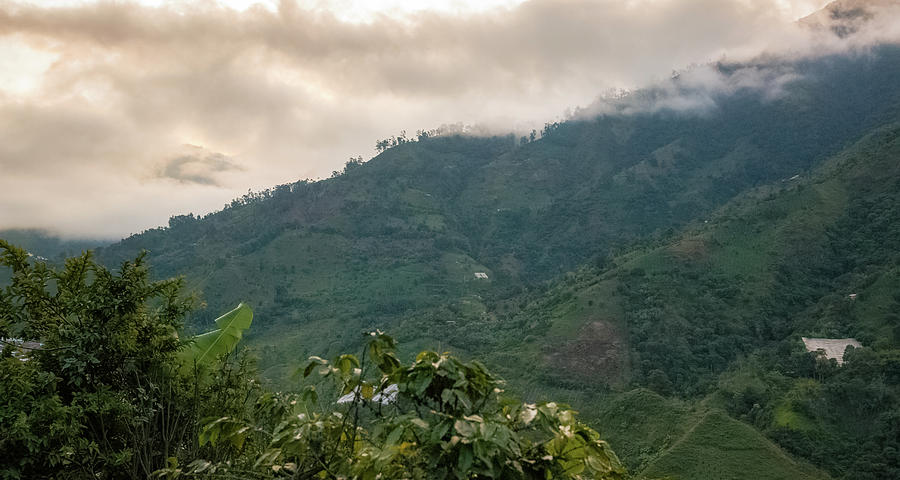 Misty Valley Near Cajamarca Colombia Photograph by Adam Rainoff