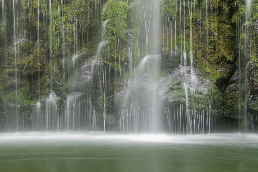 Misty Waterfall Photograph by Kent Keller
