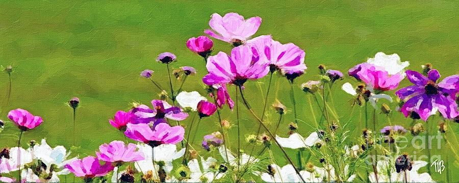 Mistys Flowers Painting by Tammy Lee Bradley