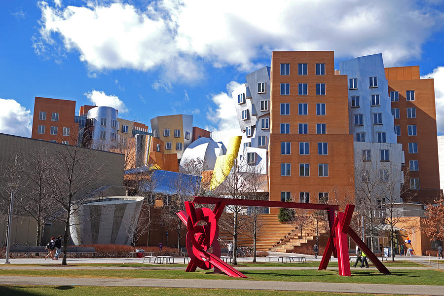 MIT Stata Center Cambridge MA Kendall Square M.I.T. Sculpture Photograph by Toby McGuire
