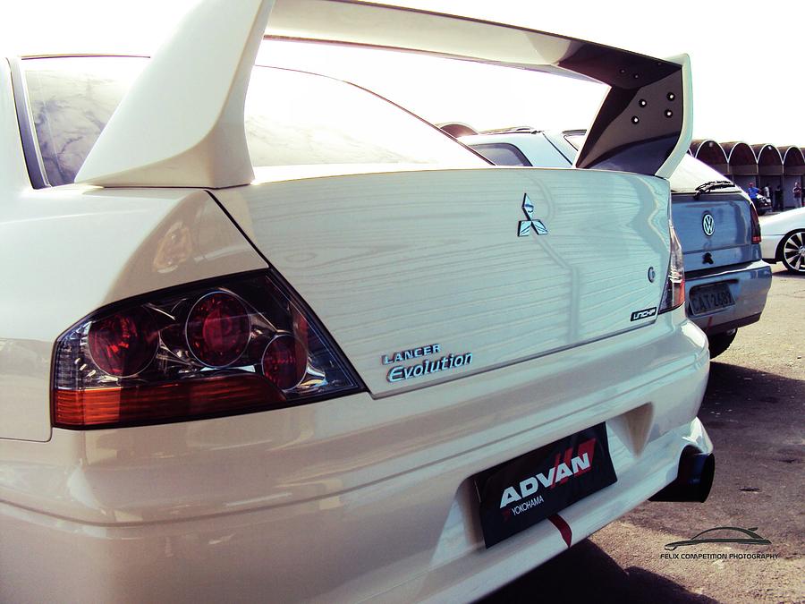 Device Photograph - Mitsubishi Evolution by Jackie Russo