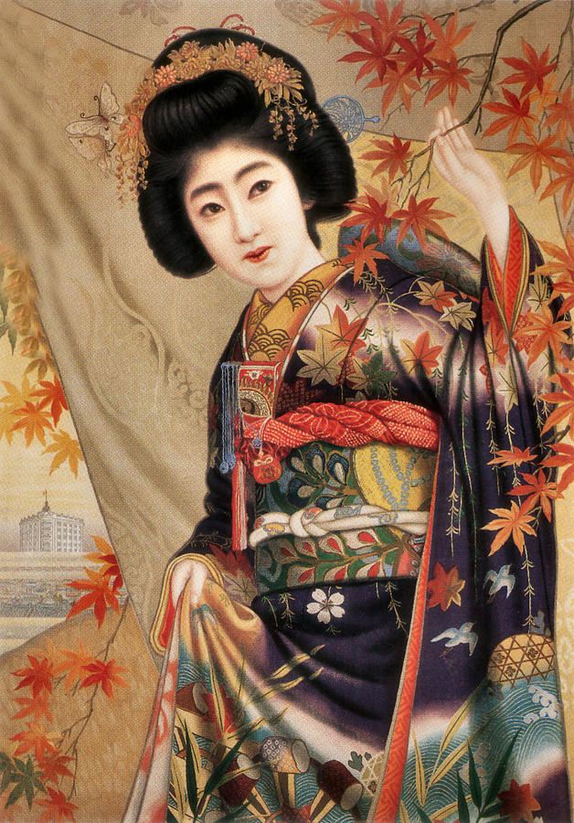 Mitsukoshi Gofukuten Naniwa  Painting by Oriental Advertising
