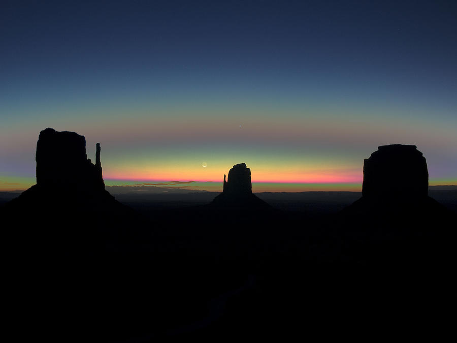 Monument Valley Photograph - Mittens Surreal Sunrise by Paul Basile Monument Valley Photograph - Mittens Surreal Sunrise by Paul Basile