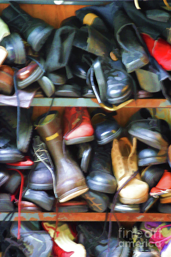 Mix of Shoes NYC Photograph by Chuck Kuhn
