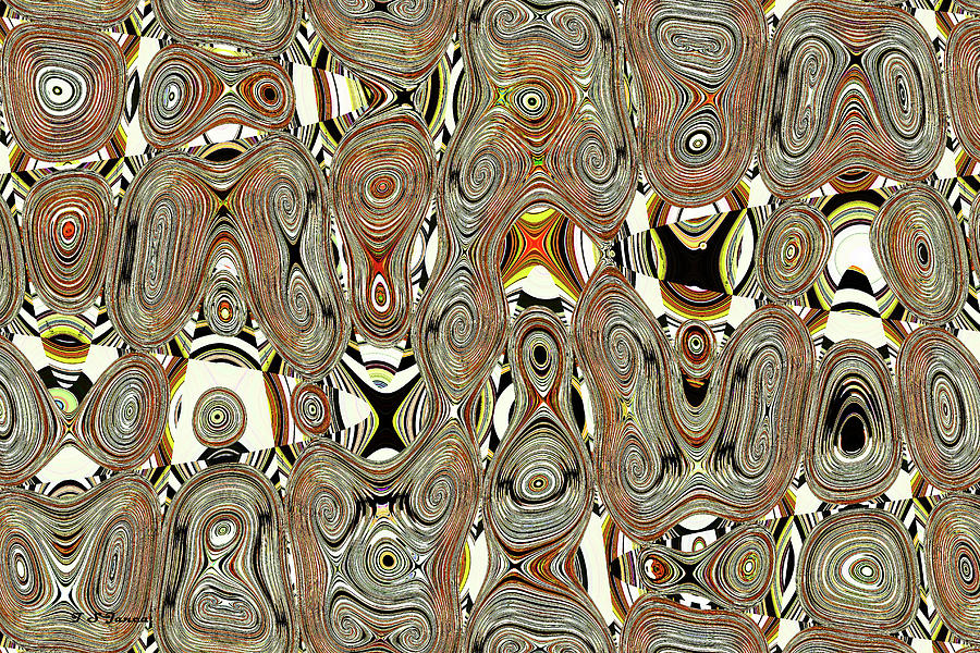 Mixed Abstract Panel 0078 d  Digital Art by Tom Janca