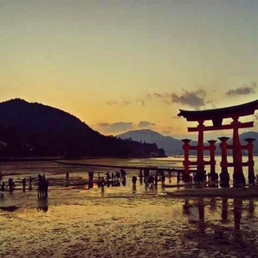 Miyajima Sunset Photograph by Nori Strong