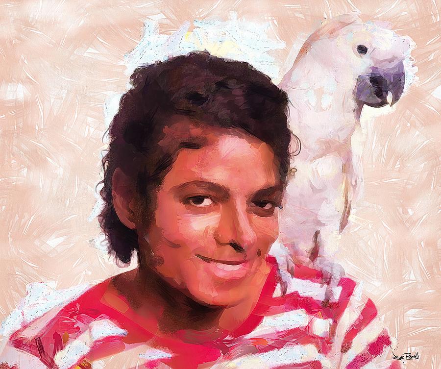 MJ and Polly Painting by Wayne Pascall
