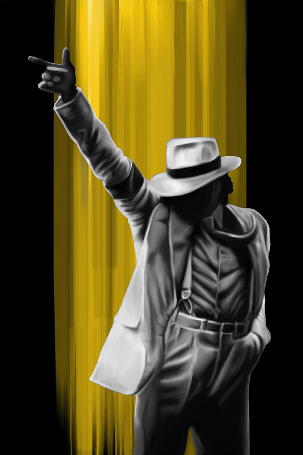 Music Digital Art - MJ by Donald Lawrence
