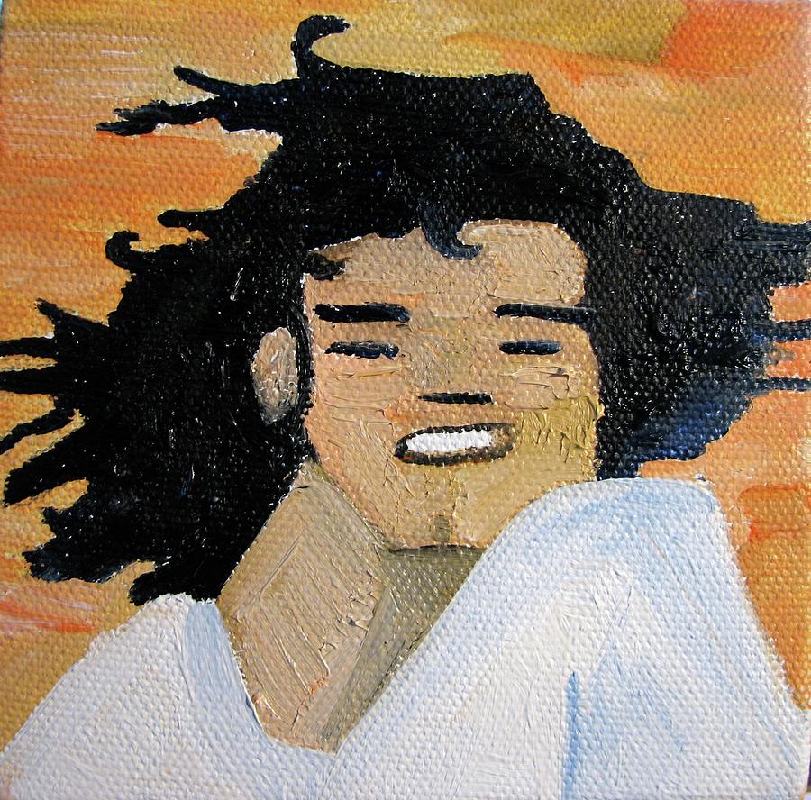 Mj one of five number one Painting by Patricia Arroyo