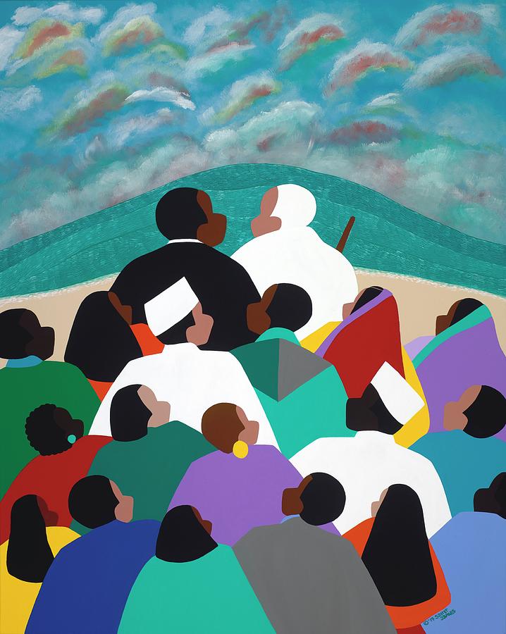 MLK Called To Serve Painting by Synthia SAINT JAMES