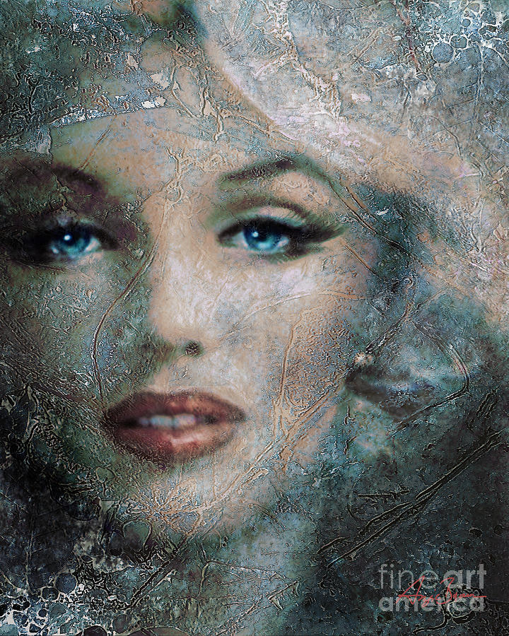 MM frozen  Painting by Angie Braun