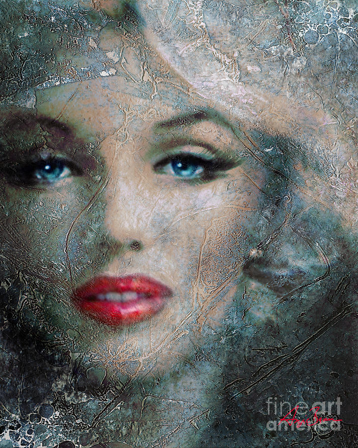 MM frozen red Painting by Angie Braun