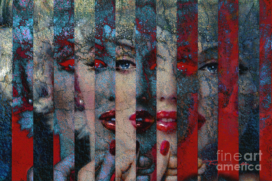 Marilyn Monroe Painting - MMarilyn 132 SIS by Theo Danella