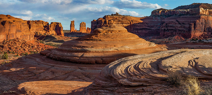 Moab Back Country Panorama 2 Photograph by Dan Norris