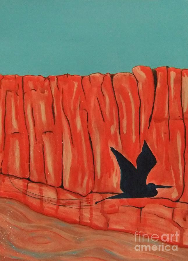 Moab Dreaming Painting by Leonie Higgins Noone