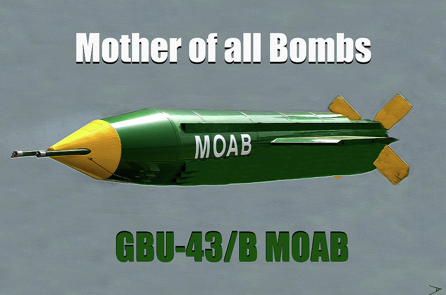 Moab Gbu-43/b Painting by David Lee Thompson