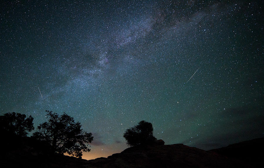 Moab Meteors Photograph by Darren White