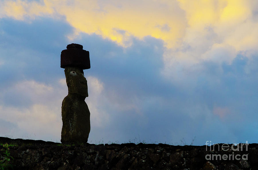 Moai Easter Island Rapa Nui 4 Photograph by Bob Christopher