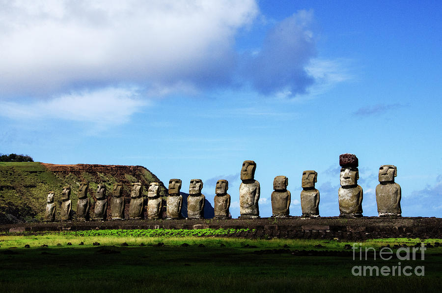 Moai Easter Island Rapa Nui 6 Photograph by Bob Christopher