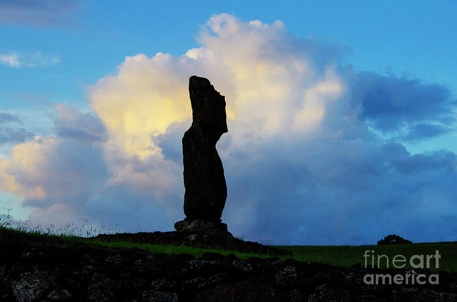 Moai Rapa Nui 1 Photograph by Bob Christopher