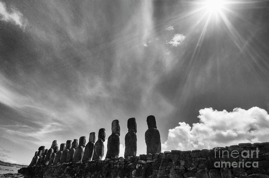 Moai Rapa Nui 3 Photograph by Bob Christopher