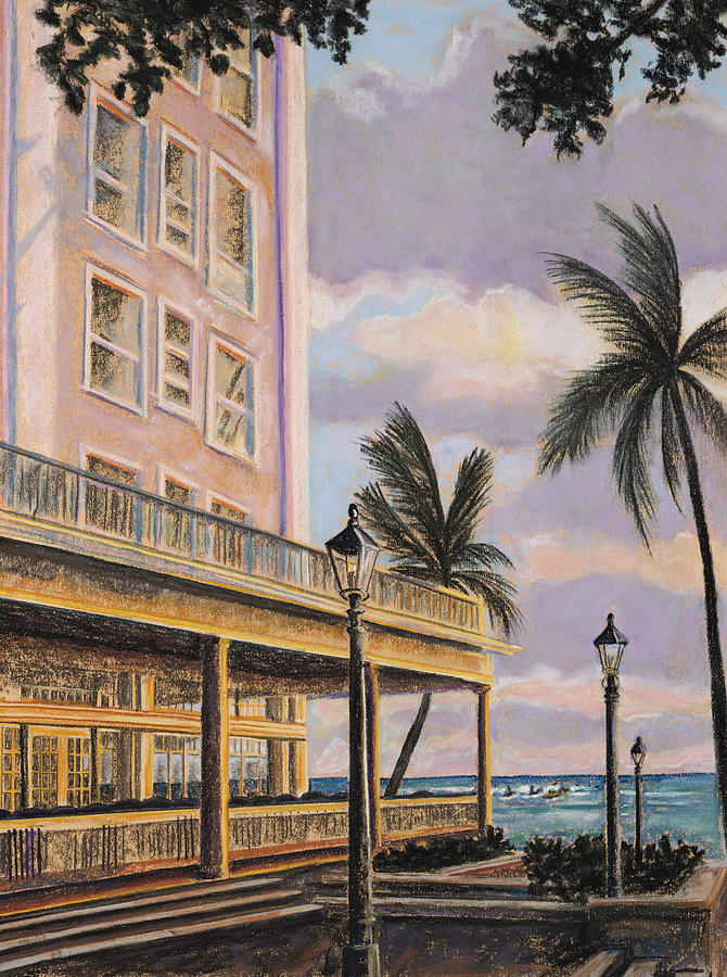 Architecture Painting - Moana At Sunset by Patti Bruce - Printscapes