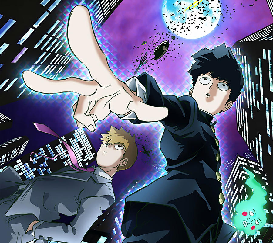 Mob Psycho 100 Digital Art by Meggi Andrew