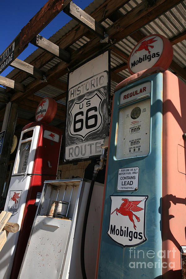 Mobil Gas Photograph by Timothy Johnson