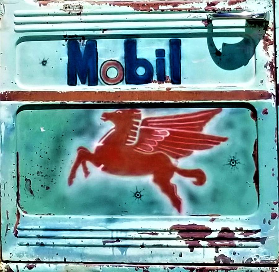 Mobil Pegasus Photograph by Rob Hans