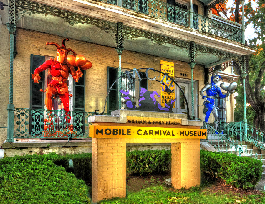 Mobile Carnival Museum Red Guy Photograph by Michael Thomas