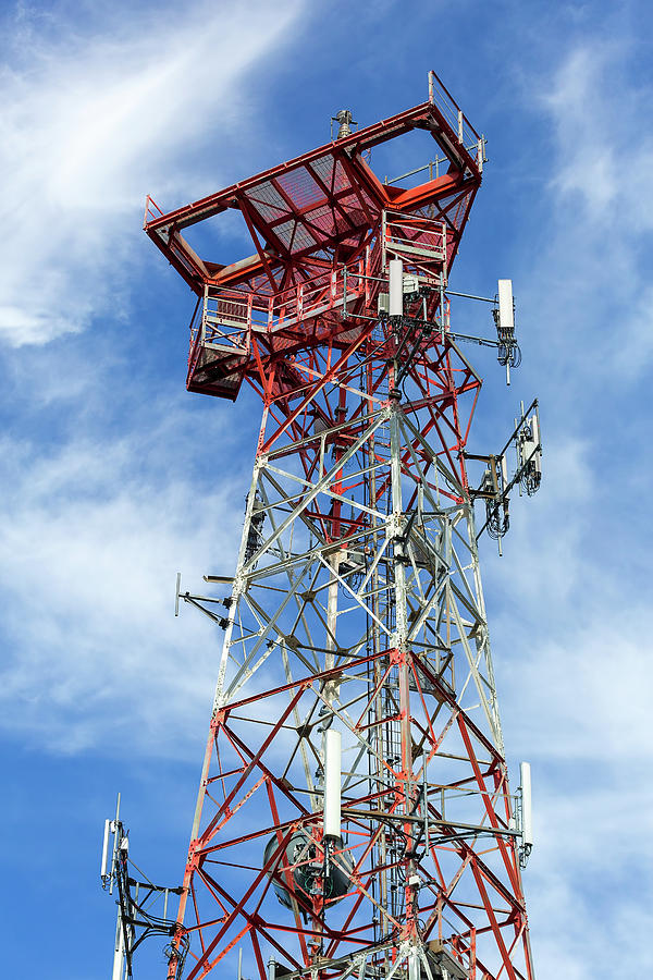 Mobile Phone Cellular Tower Photograph