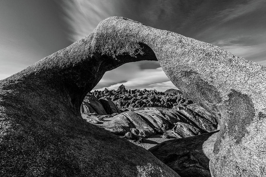 Mobius Arch Afternoon BW Photograph by James Marvin Phelps | Fine Art ...